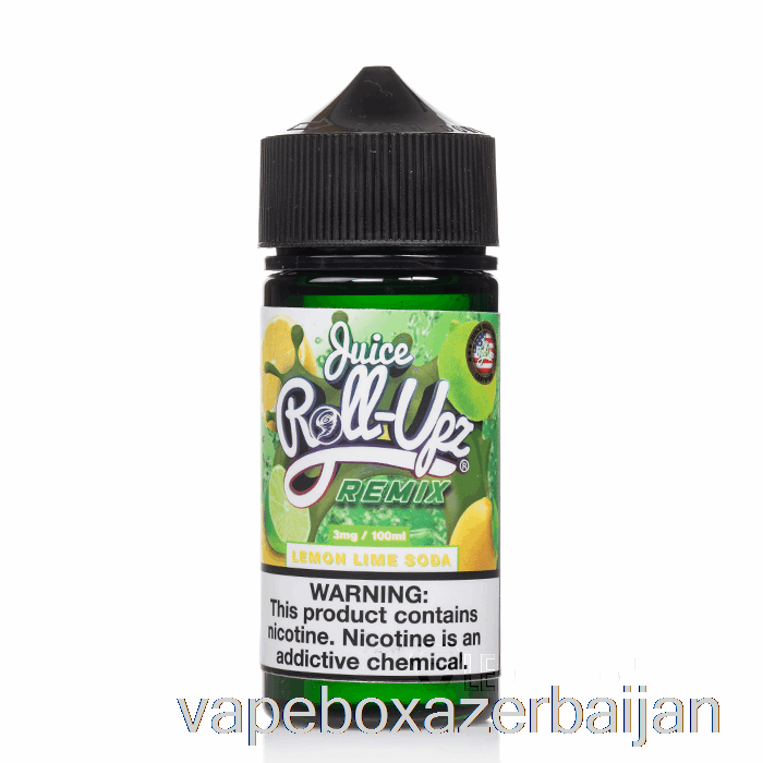 Vape Box Azerbaijan Lemon Lime Soda - Juice Roll Upz Remix - 100mL 6mg